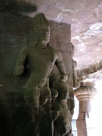 Elephanta Cave Standing Structure Elephanta Cave Standing Structure