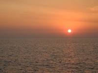 Beautiful Orange Sunset At Marine Drive Beautiful Orange Sunset At Marine Drive