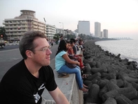 David Urmann Admiring Sea-View At Marine Drive David Urmann Admiring Sea-View At Marine Drive
