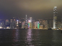 Hong Kong CBD - Night Sky