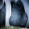 A Closeup Of One Of The Ice Formations