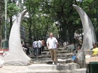 Myself At The Entrance To Bull Temple - Bangalore