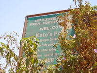 Kates Point Signpost - Mahabaleshwar - India