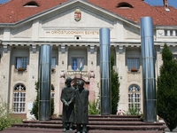 Professors Statue Composition