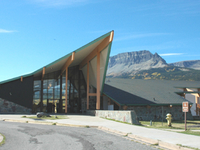 Saint Mary Visitor Center, Entrance and Checking Stations