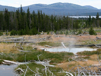 Heart Lake Geyser