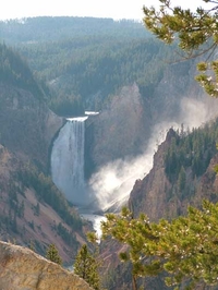 View Of Yellowstone Falls View Of Yellowstone Falls
